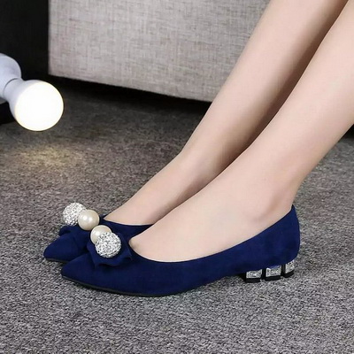 MIUMIU Shallow mouth flat shoes Women--005